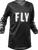 Fly Racing Youth F 16 Jersey Black/White – Comfortable and Durable Motorcross Gear