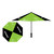 D-COR Kawasaki Umbrella Green and Black - Part 81-103-1