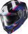 ScorpionEXO Exo Gt930 Transformer Helmet Morph Blue/Red Large - Modular Full-Face & Open-Face Helmet with Sun Visor and Communication Compatibility