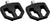 PRO ONE Pro Peg BMX V1 Mini Fboard - Black Anodized Aluminum with Traction Pins