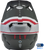 Fly Racing Formula CC Driver Helmet Matte Silver, Red & White, Small (Part #73-4313S)