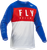 Fly Racing F-16 Jersey Red/White/Blue Large - Lightweight Performance Motocross Jersey