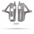 ENDURO ENGINEERING Radiator Brace for Yamaha - Part No. 11-5023