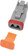 NAMZ CUSTOM CYCLE Deutsch DP-2G 2-Wire Grey Plug with Weatherproof Housing