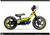 D-COR Stacyc Suzuki Graphic Kit for 12 and 16 Inch Bikes