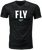 Fly Racing Fly Wfh Tee Black 2X - Premium Cotton-Polyester Crew Neck T-Shirt