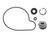SP1 Water Pump Repair Kit AC - Part Number 10-721216