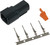 NAMZ CUSTOM CYCLE Deutsch DTM 4-Pin Black Receptacle with Wedge Lock - Part Number MDR-4B