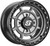 Sedona Rift Wheel 15x7 4/156 5+2 Offset in Carbon Grey