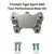 HeliBars Handlebar Risers Silver with Ram Ball - Model HR06189-RB