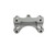 HELIBARS Handlebar Risers Silver with RAM Ball Tri - Model HR06188-RB