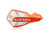 ACERBIS X Future Handguard Orange/White - Universal Motorcycle Handguard with Adjustable Mounts