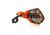 Acerbis X Future Handguard Orange/Black with Universal Mount Kit