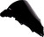 PUIG Windscreen Racing Black for Motorcycles – Part Number 4935N