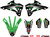 D-COR 2014 Monster Energy Kawasaki Team Green Graphics/Trim Kit - Part 10-20-514