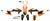 D-COR CMPLT Kit Monster Energy Slash White Background Part 20-30-131
