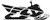 Fly Racing FLY SNOW 45" Trailer Snow Trailer Sticker