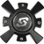 Sedona CPS-A81-B Riot Wheel Replacement Cap in Satin Black