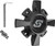 Sedona CPS-A81-B Riot Wheel Replacement Cap in Satin Black