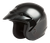 GMAX Of 2 Open Face Helmet Black XS - DOT Approved, Removable Coolmax Interior