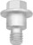 BOLT 8mm Large Flange Shoulder Bolts, 6x12mm - Pack of 10