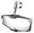 SEIZMIK Halo RA LED Rear Mirror 1.75 inch with Adjustable Intensity and Durable Construction