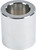 HardDrive 1 Inch Chrome Wheel Spacer with 1.625 Inch Offset - Part #339354