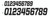 D-COR 45-33-5 Black #5 Race Series Numbers - Pack of 3