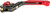 PUIG 24RNR Clutch Lever - Extendable and Foldable Red for Motorcycle