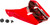 GMAX G046891 Dominant MX 46 Red/Black/White Small Visor with Screws