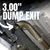 2024-2025 Toyota Tacoma Carven Exhaust Max Clearance Dump Exit Kit - 2WD & 4X4