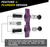 TAMER HH-DBU-02P Double Button X Wing Purple