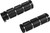 Harddrive 353003 Retro Black Dual Cable Grip Set for Motorcycles