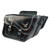 WILLIE & MAX Saddlebag Super Slant Black Magic 16" x 11" x 6.5"
