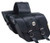 Willie & Max Compact Slant Deluxe Motorcycle Saddlebag - 12 x 9.5 x 5.5 inches