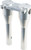 Forbidden Moto Bar Riser 9-inch Raw with Gauge Mount Tabs - Model 825-05005