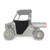 RIVAL POWERSPORTS USA Half Doors for UTV – Durable Aluminum and Steel Construction