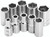 Performance Tool W36202 10-Piece 1/4 Inch Metric Socket Set with Shallow Depth
