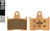 GALFER FD267G1371 Sintered Brake Pads for Motorcycles and ATVs