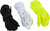 Fly Racing Marker Boot Laces 3-Pair Set in Black, White, and Hi-Vis