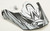 GMAX G086014 Visor with Screws for Razor MX 86 Matte Silver and White