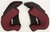 GMAX Cheek Pads 30mm Small Medium G077011 for Motorcycle Helmets