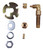 Kleinn Air Horns KLN330 Roof Mount Air Horn Fitting Hardware Package