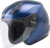 GMAX OF-17 Open Face Helmet with Sun Visor and Communication Compatibility