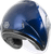 GMAX OF-17 Open Face Helmet in Blue Large – DOT Approved Motorcycle Helmet with Sun Visor and Communication Compatibility