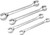 Performance Tool W30430 4-Piece SAE Flare Nut Wrench Set for Automotive and Mechanical Repairs