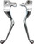 HardDrive Smooth Lever Set Chrome XL 04-06 - Ergonomic Handle Pair with Custom Designs