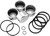 Cycle Pro Caliper Rebuild Kit with Pistons for Front and Rear - Part 19143