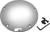 HardDrive Dome Derby Cover Chrome for Harley Big Twin 1999-2016 (Part #37-044)