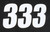 D-COR Number 3 White 4-Inch Racing Number Pack (Part #45-14-3)
